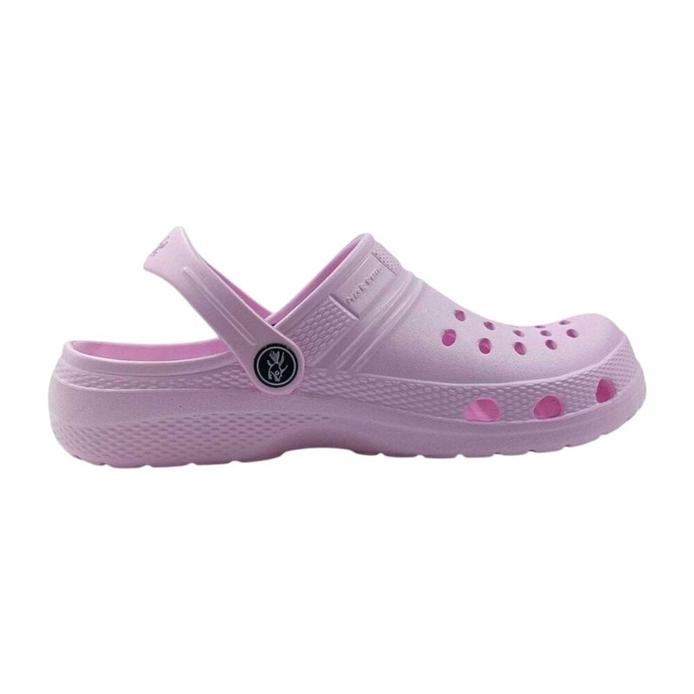 Hot Tuna Womens/Ladies Textured Clogs / Pale Pink